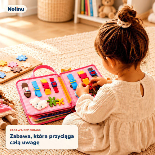 Nolinu Książeczka sensoryczna Montessori