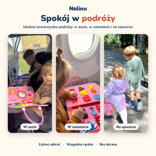 Nolinu Książeczka sensoryczna Montessori
