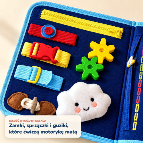 Nolinu Książeczka sensoryczna Montessori