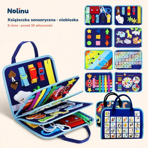 Nolinu Książeczka sensoryczna Montessori