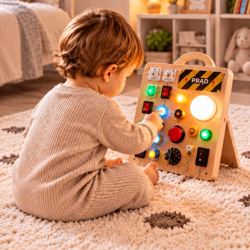 Nolinu Tablica manipulacyjna: tablica Montessori ze światełkami